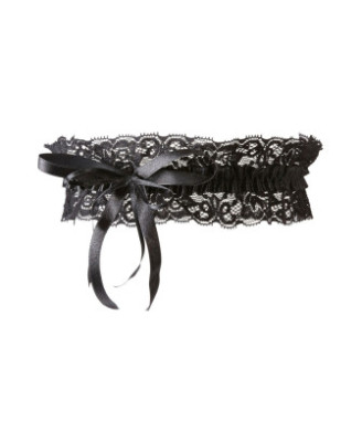 Jarretière dentelle noire 